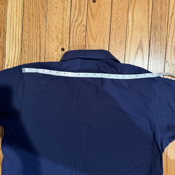 Lacoste Classic Fit Navy Blue Polo Shirt Mens XXL Short Sleeve Cotton - Picture 8 of 10